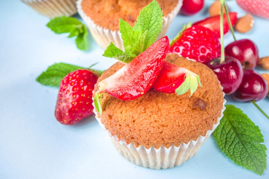 Muffin fraise : une gourmandise aux fruits
