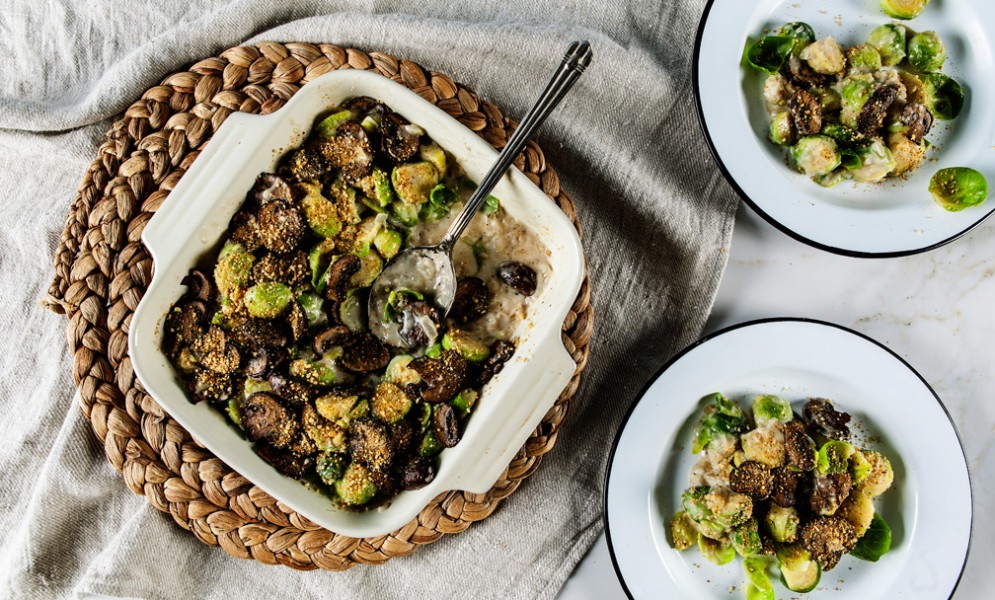 Comment réaliser un gratin choux Bruxelles vegan ?